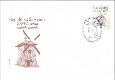REPUBLIKA SLOVENIJA 2. / XIV. SERIJA REDNIH POŠTNIH ZNAMK
